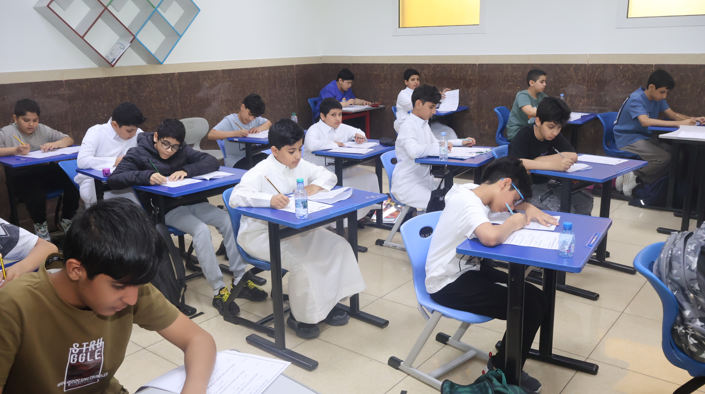 إجراء اختبار نافس المركزي التدريبي